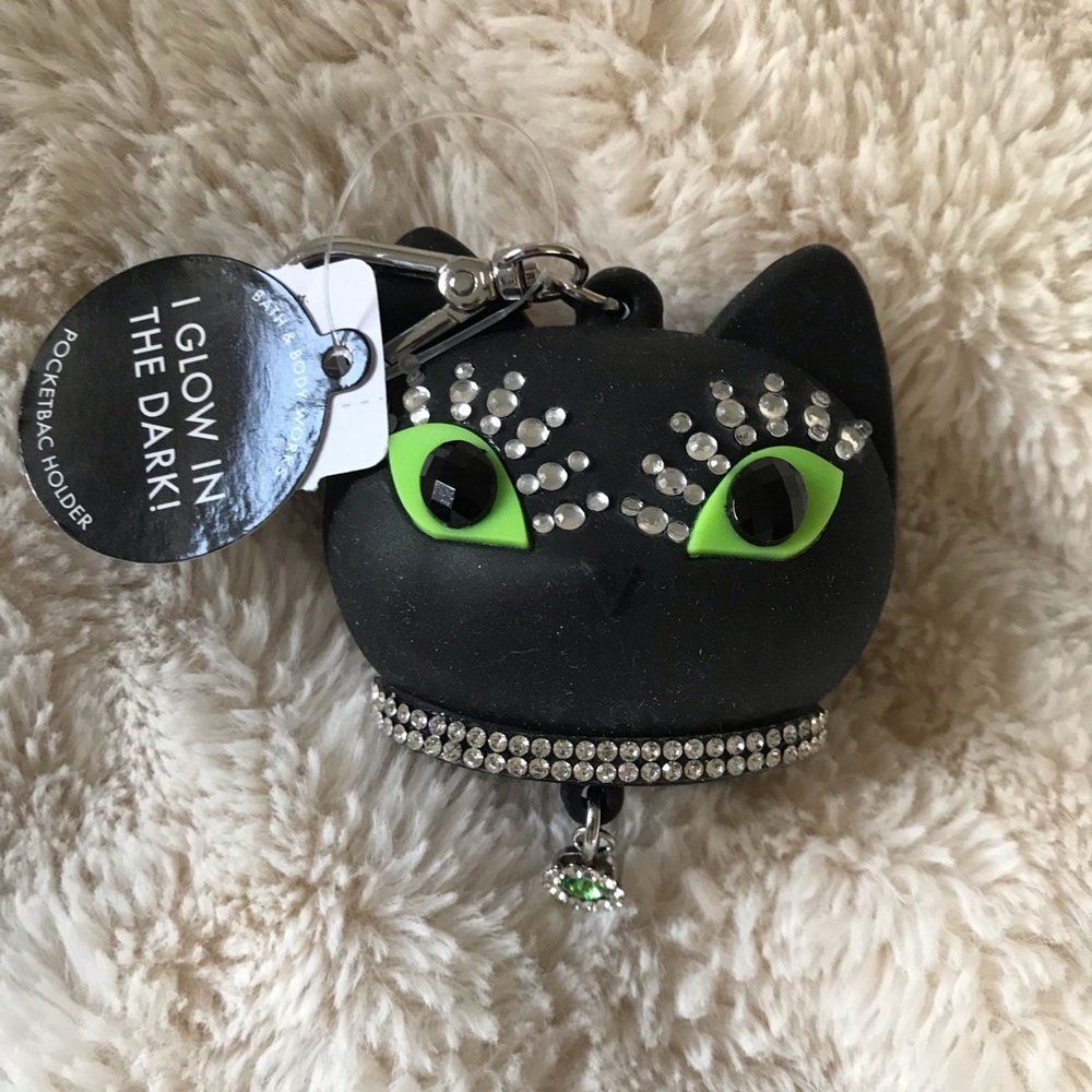 Black Cat Glow in the Dark Pocketbac Holder